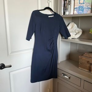 Trina Turk Navy Sheath Dress